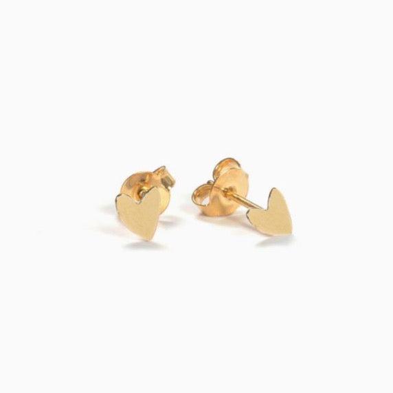 Titlee - Grant golden heart earrings | Scout & Co