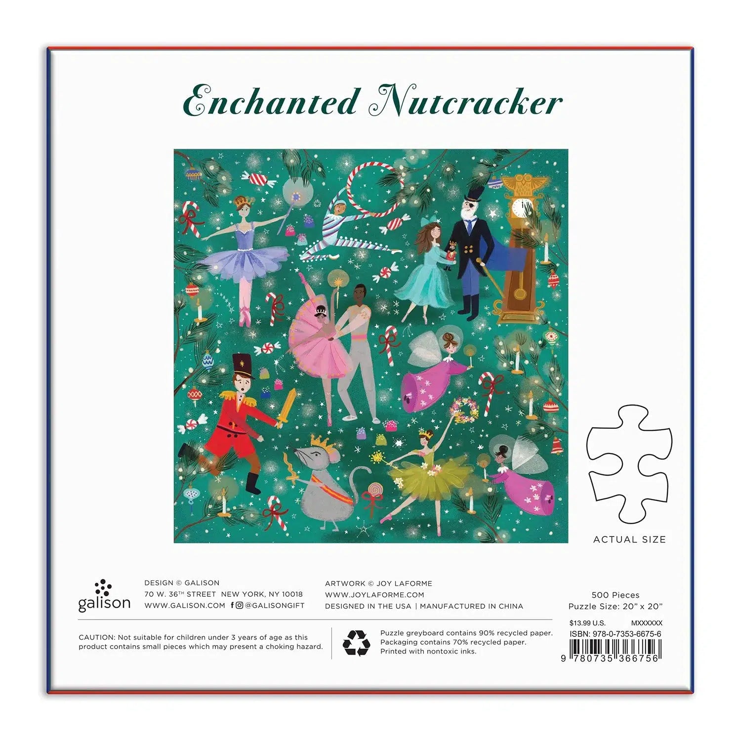 Galison - Enchanted Nutcracker jigsaw puzzle - 500 pieces | Scout & Co