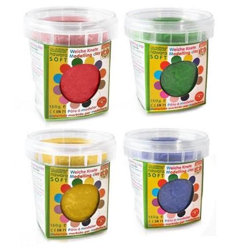 OkoNorm - Soft modelling play dough - 4 colours - Bright | Scout & Co