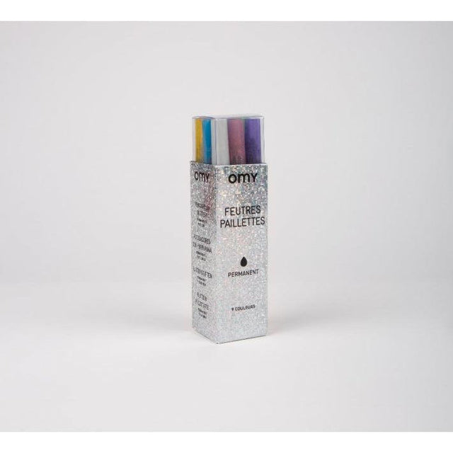 OMY - Glitter markers - box of 9 | Scout & Co
