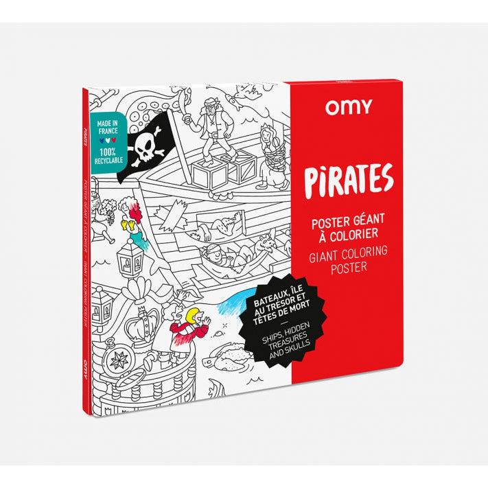 OMY - colouring poster - Pirates | Scout & Co