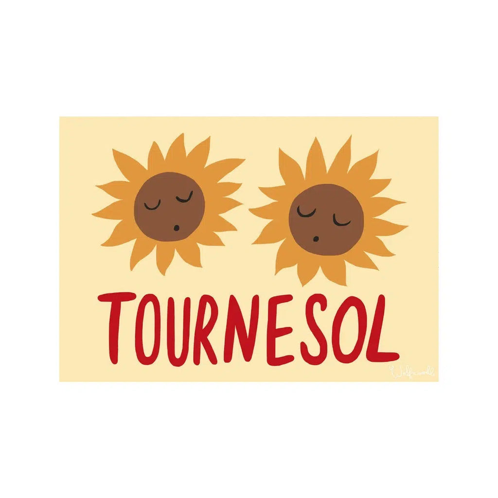 Wolfnoodle - A4 print - Tournesol | Scout & Co