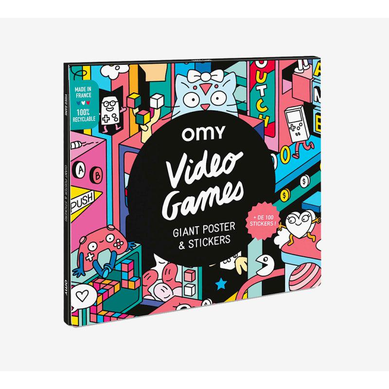 OMY - Giant poster & stickers - Video Games | Scout & Co