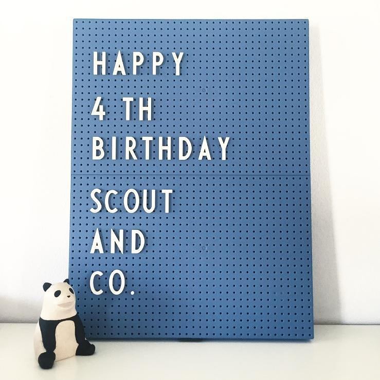 It's our 4th birthday!-Scout & Co