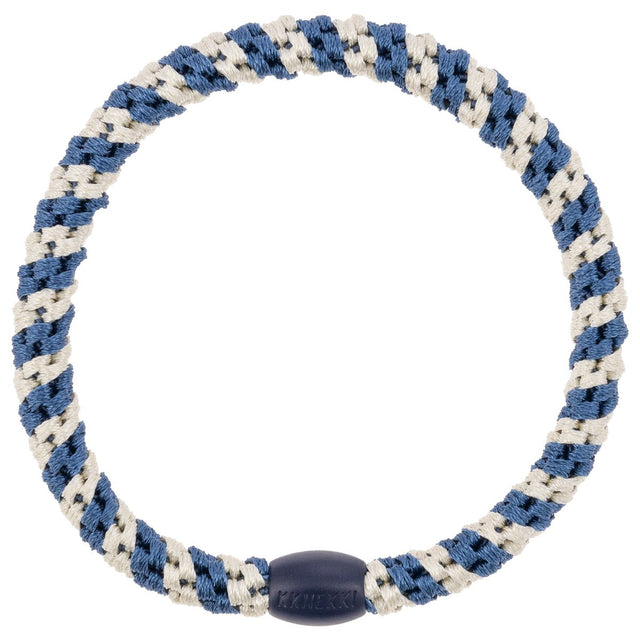 Kknekki - Hair band - Indigo Ivory Stripe | Scout & Co