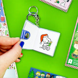 Pipsticks - Snowy Snoopy mini sticker book keychain | Scout & Co