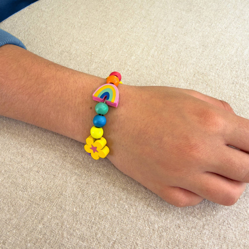 Cotton Twist - Rainbow Bloom Bracelet Making Kit | Scout & Co