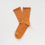 Klue - Glitter Lurex socks - Terracotta | Scout & Co