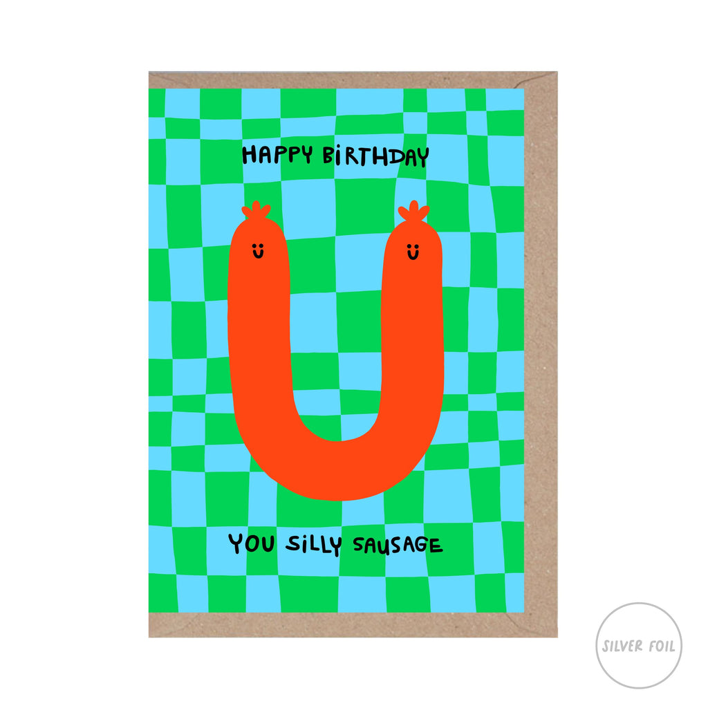Rumble Cards - Happy Birthday You Silly Sausage card | Scout & Co