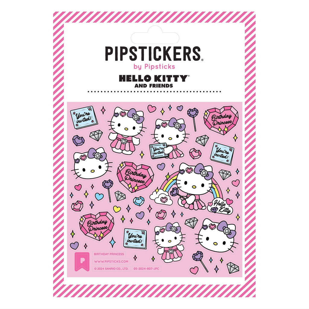 Pipsticks - Hello Kitty Birthday Princess stickers | Scout & Co