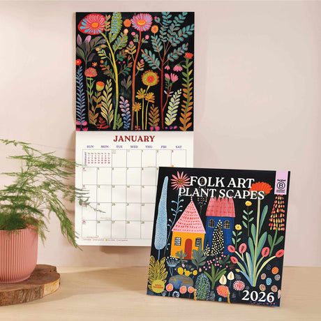 Good Tuesday - 2026 Wall Calendar - Folk Art Plantscapes | Scout & Co