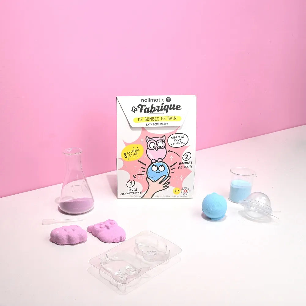 Nailmatic Kids - Crackling Bath Bomb + Bath Bomb maker kit | Scout & Co