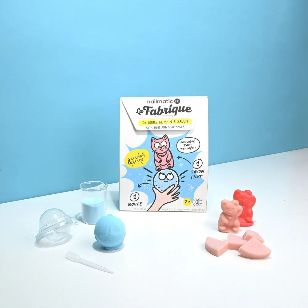 Nailmatic Kids - Crackling Bath Bomb + Soap maker kit | Scout & Co