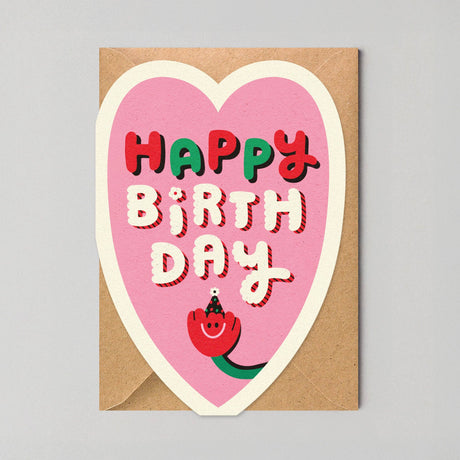 Studio Boketto - Heart Happy Birthday card | Scout & Co