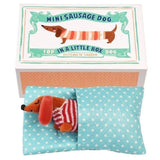 Rex - Mini Sausage Dog soft toy In A Little Box | Scout & Co