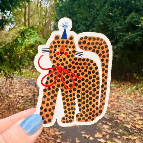 Daria Solak - Party Cheetah sticker | Scout & Co