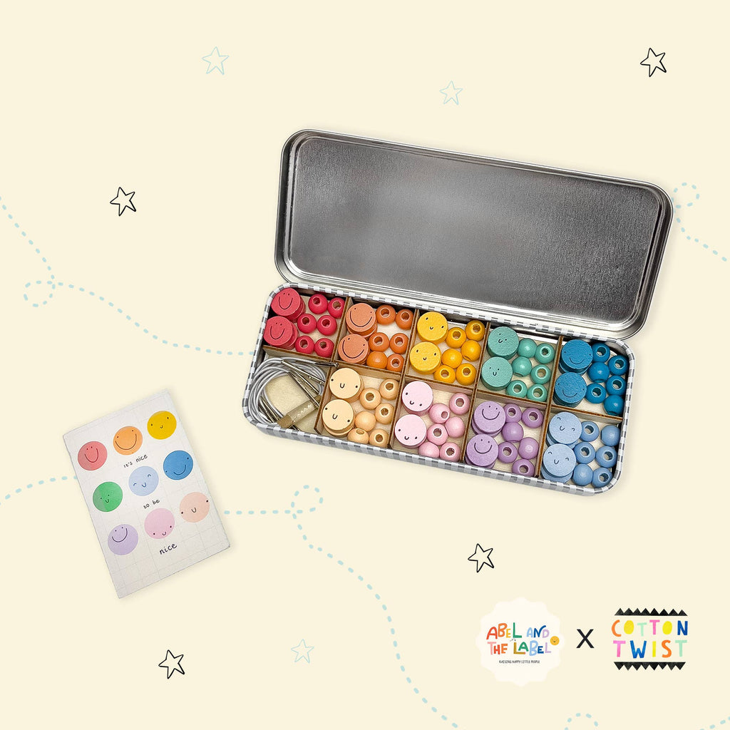 Cotton Twist - It's Nice To Be Nice Bracelet Beading Kit | Scout & Co