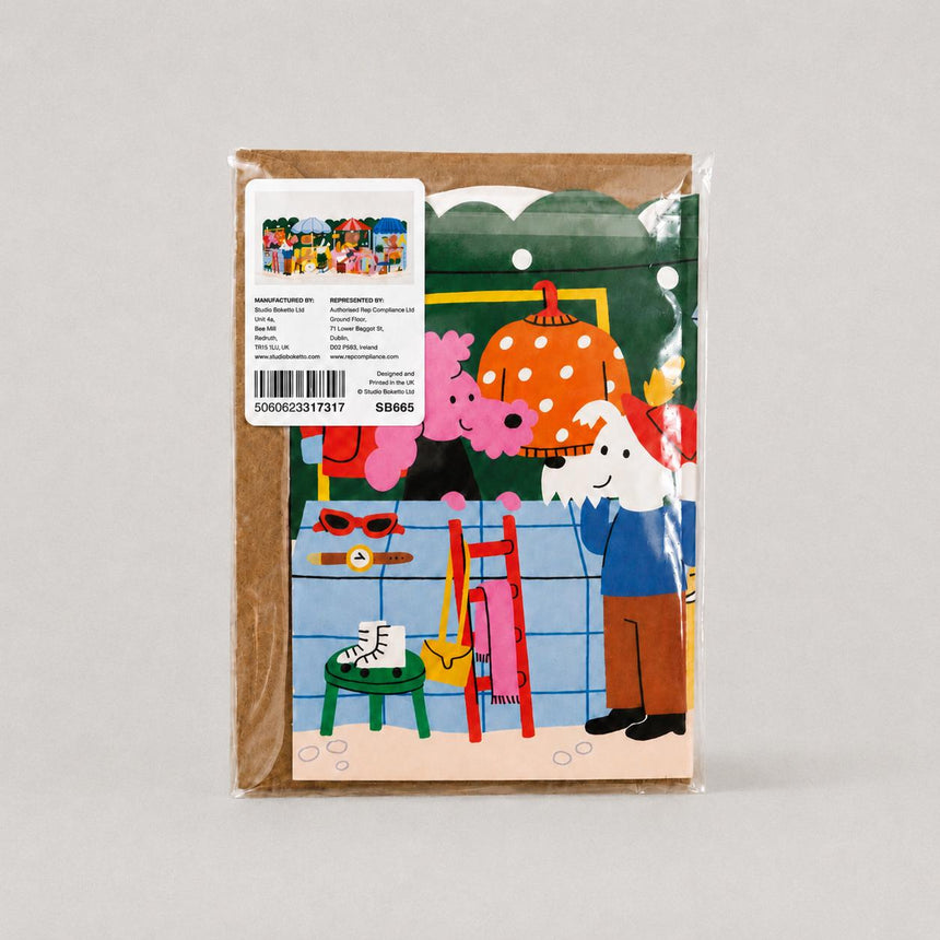 Studio Boketto - Gardening Allotment concertina card | Scout & Co