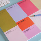 Good Tuesday - A4 Weekly Planner Pad - Block My Life | Scout & Co