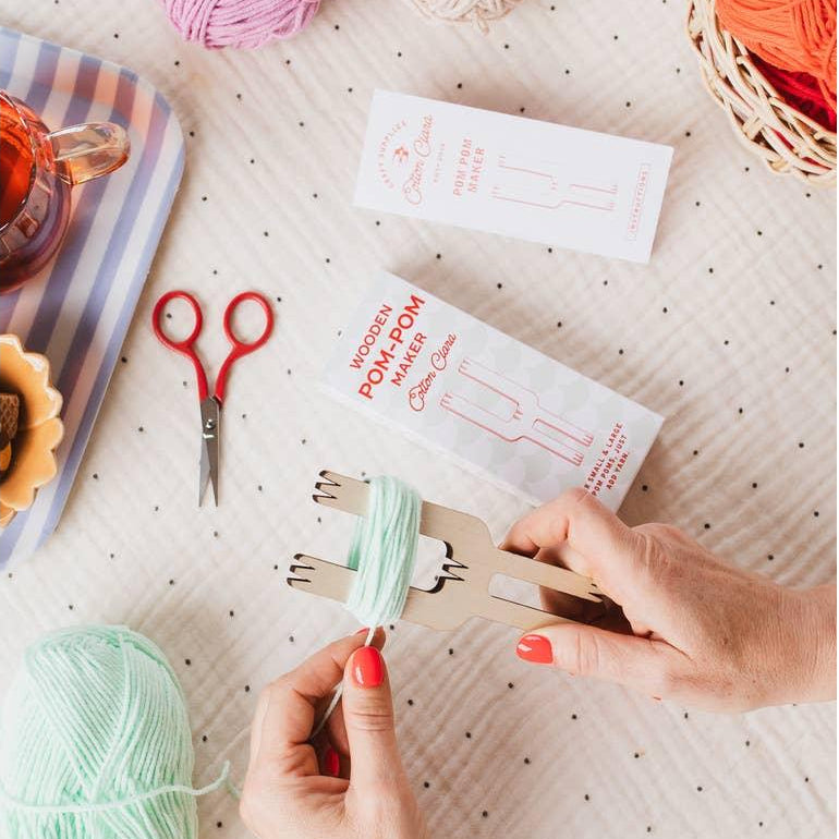 Cotton Clara - Wooden Pom Pom Maker | Scout & Co