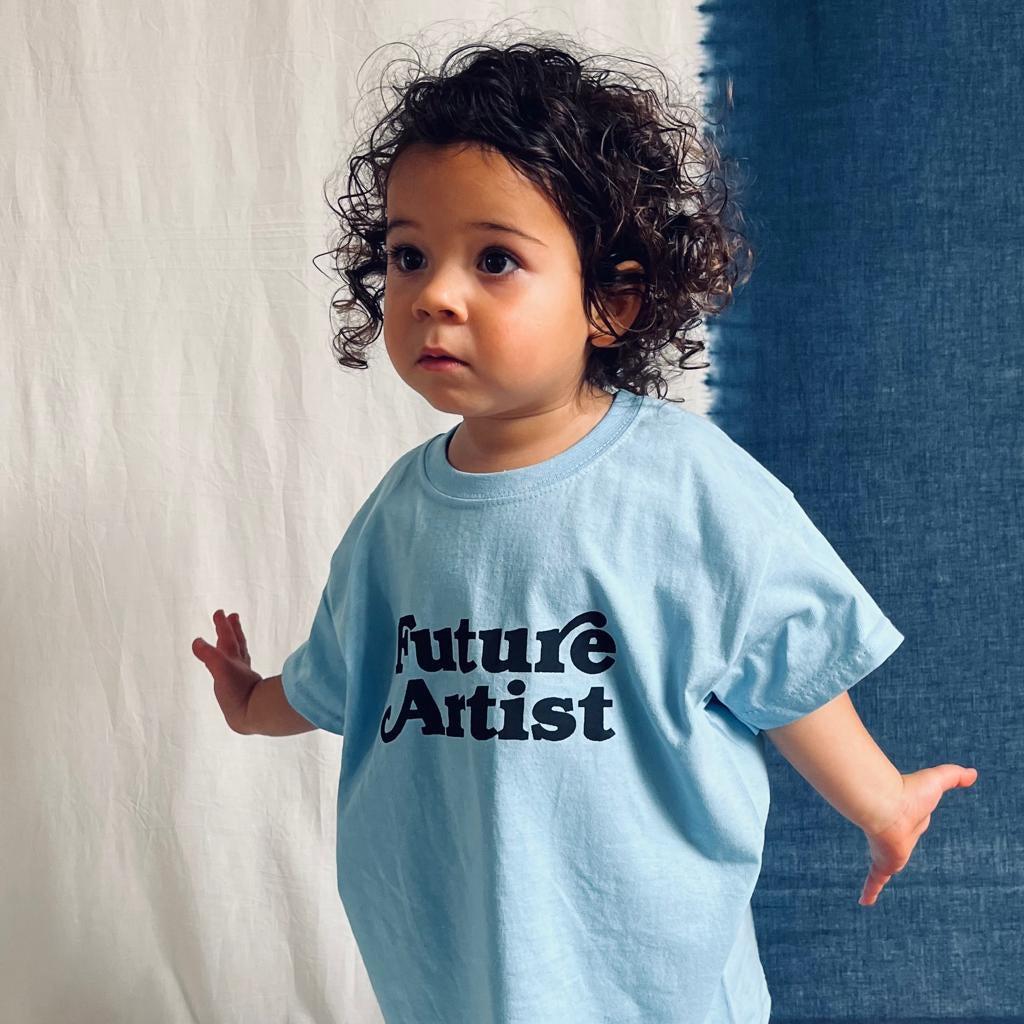 Young Double x Scout & Co exclusive - Future Artist T-shirt - Ice Blue | Scout & Co
