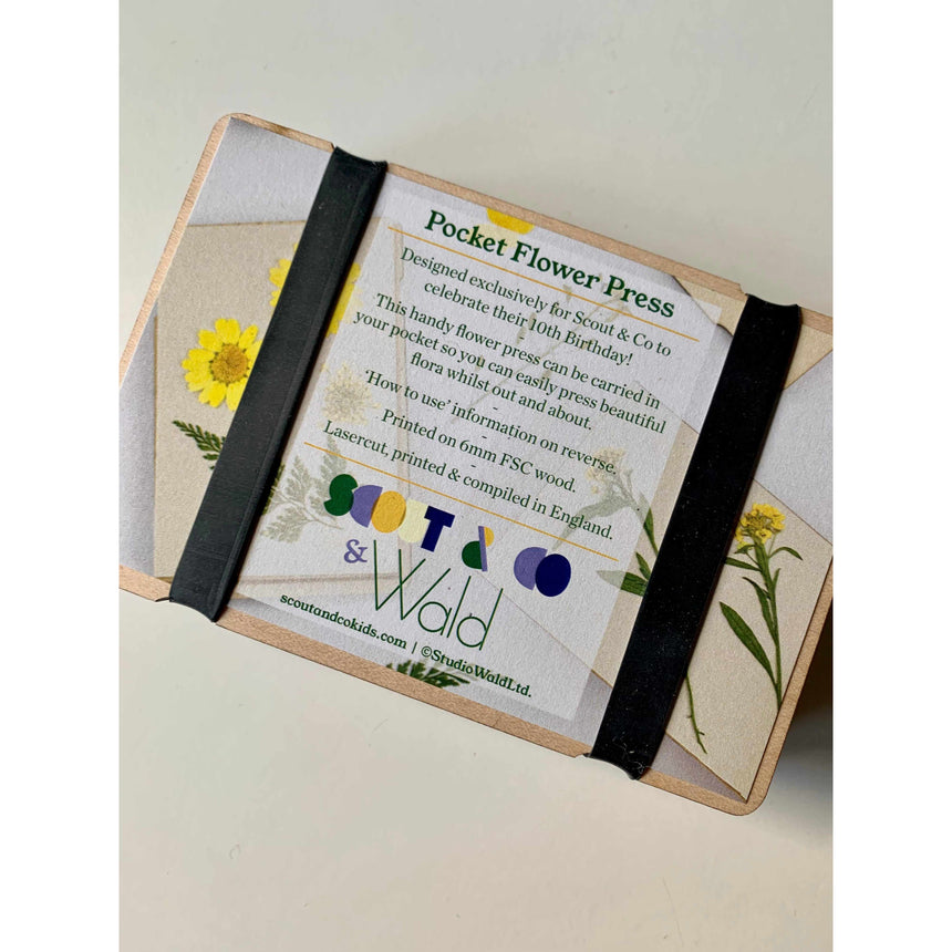 Studio Wald x Scout & Co exclusive - Pocket flower press - Forget Me Not | Scout & Co