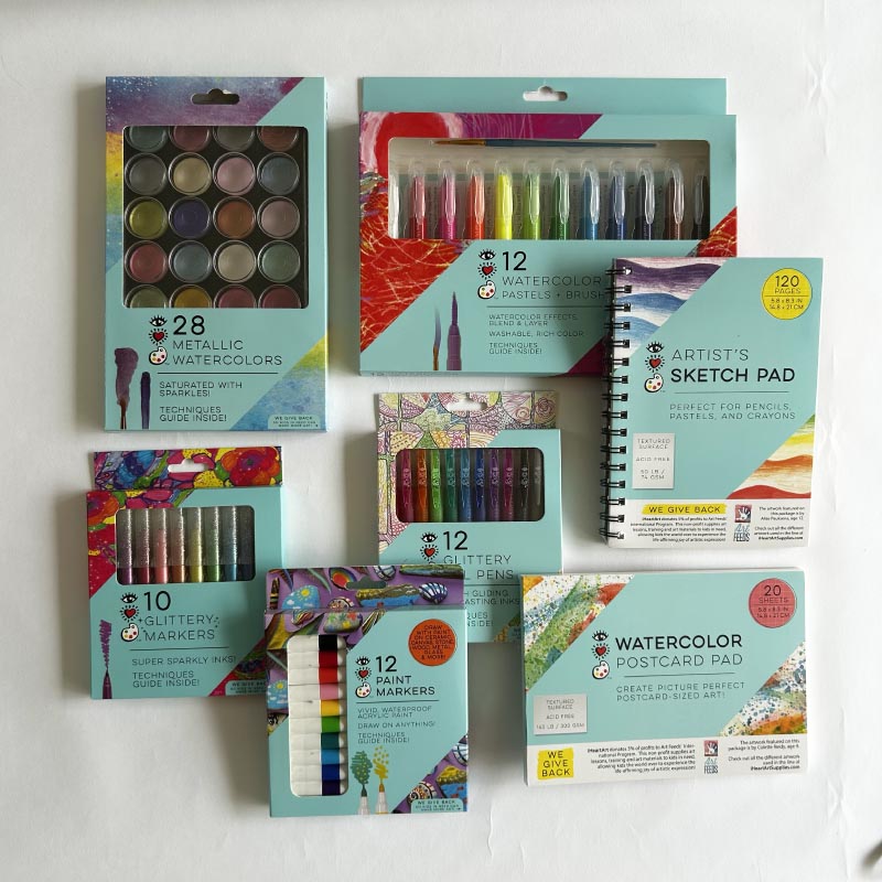 I Heart Art - Everything stationery bundle - worth £49