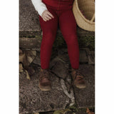 Silly Silas - Footed cotton tights with braces - Maple Leaf | Scout & Co