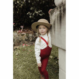 Silly Silas - Footed cotton tights with braces - Maple Leaf | Scout & Co