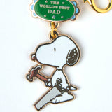 Magpie x Peanuts - World's Best Dad keyring | Scout & Co
