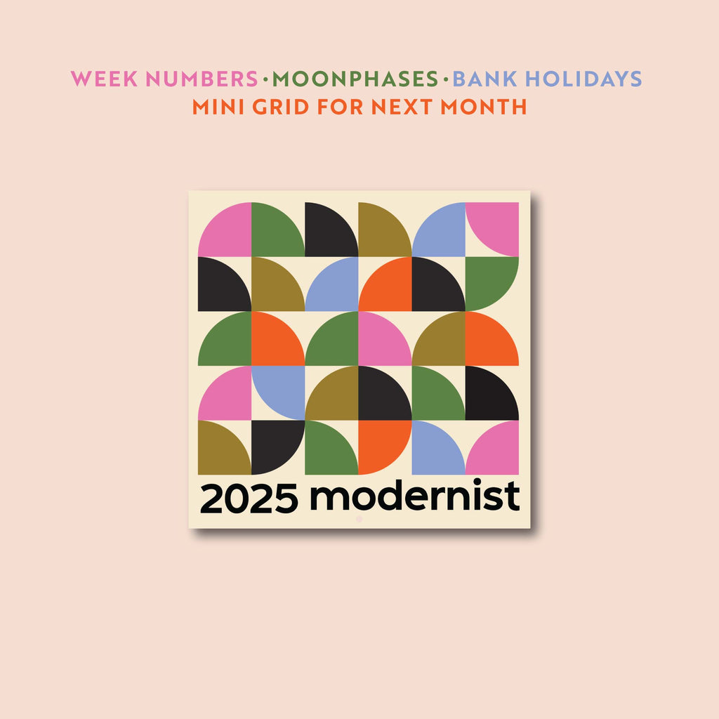 Good Tuesday - 2025 Calendar - Modernist Art | Scout & Co