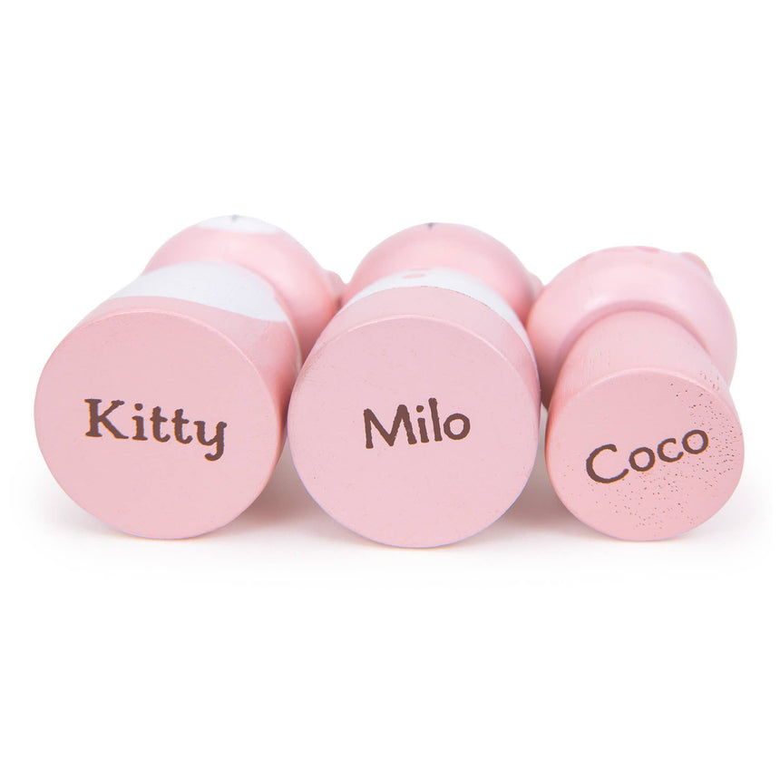 Tender Leaf Toys - Kitty's Milkshake Van wooden play set | Scout & Co