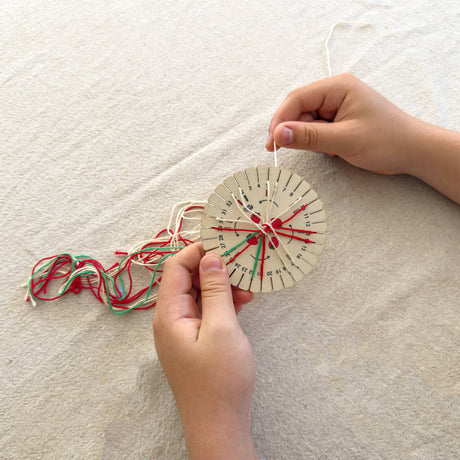 Cotton Twist - Make Your Own Strawberry Kumihimo Bracelet Kit | Scout & Co