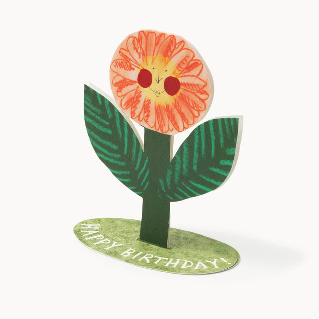Hadley - Happy Birthday Flower stand-up card | Scout & Co