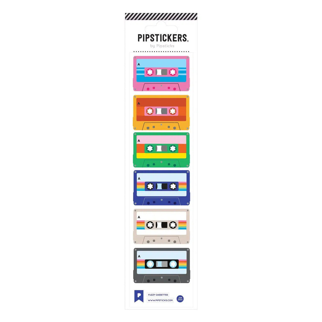 Pipsticks - Fuzzy Cassettes sticker sheet | Scout & Co