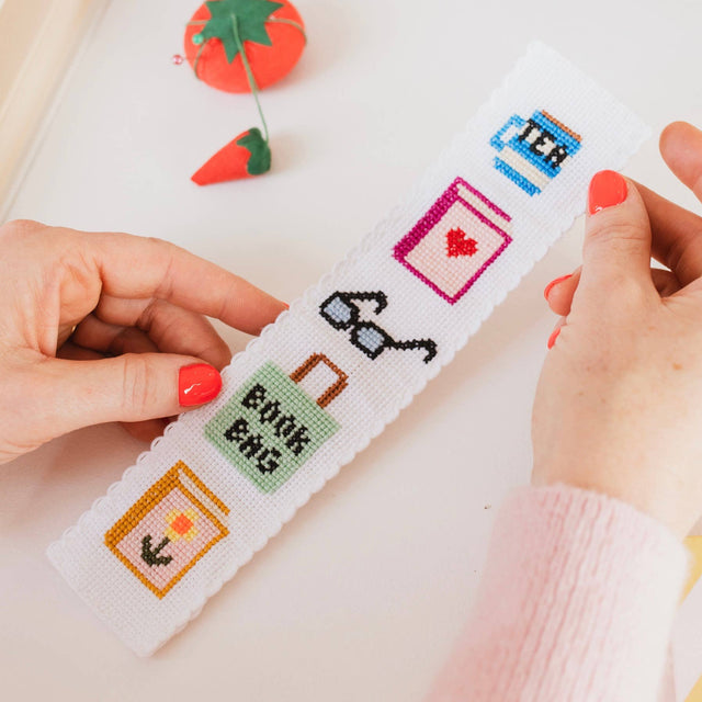Cotton Clara - Bookish Cross Stitch Bookmark Kit | Scout & Co