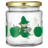 Muurla - Moomin glass kitchen jar - Joyful Apples - Green | Scout & Co