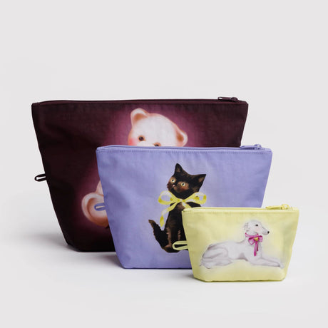 Baggu - Go Pouch set of 3 - Fancy Animals | Scout & Co