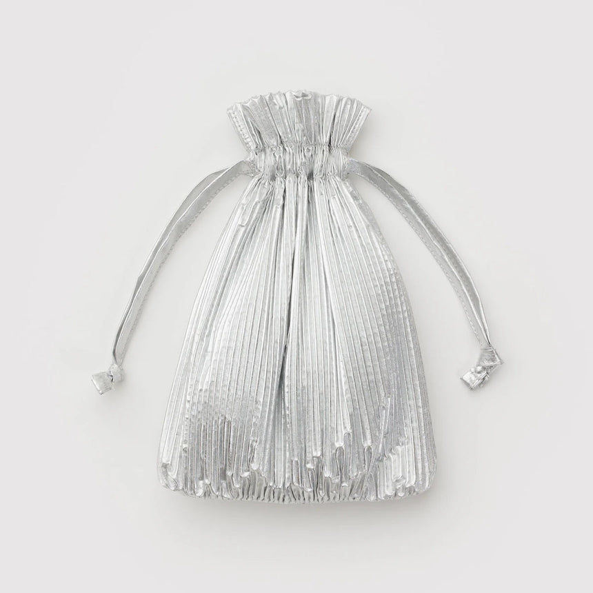 Baggu - Pleated Baggu bag - Chrome Metallic | Scout & Co