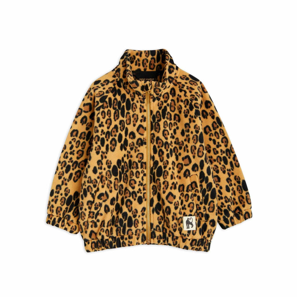 Mini Rodini - Leopard fleece jacket | Scout & Co