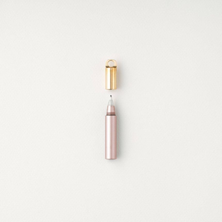 Tom's Studio - The Field Mouse refillable travel pen - Blush | Scout & Co