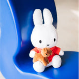 Miffy - Sitting soft toy with Snuffy | Scout & Co