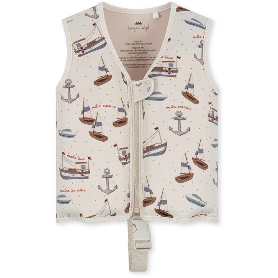 Konges Sløjd Neoprene Float Vest Sail Away - UK Stockist