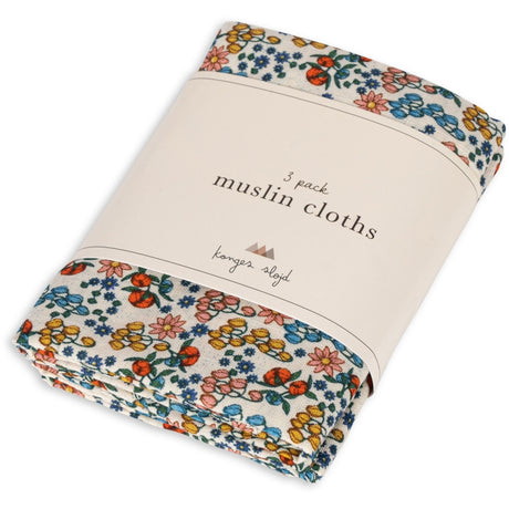Konges Sløjd - Muslin cloths 3 pack - Bibi Fleur | Scout & Co