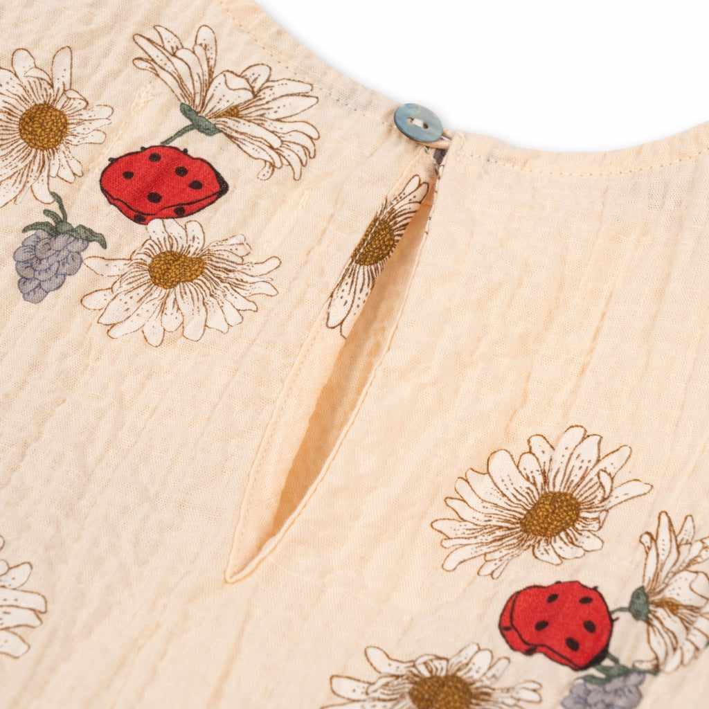Konges Sløjd - Vida puff sleeve dress - Ladybug | Scout & Co