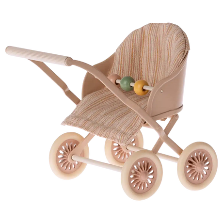 Maileg - Mouse baby stroller - rose | Scout & Co