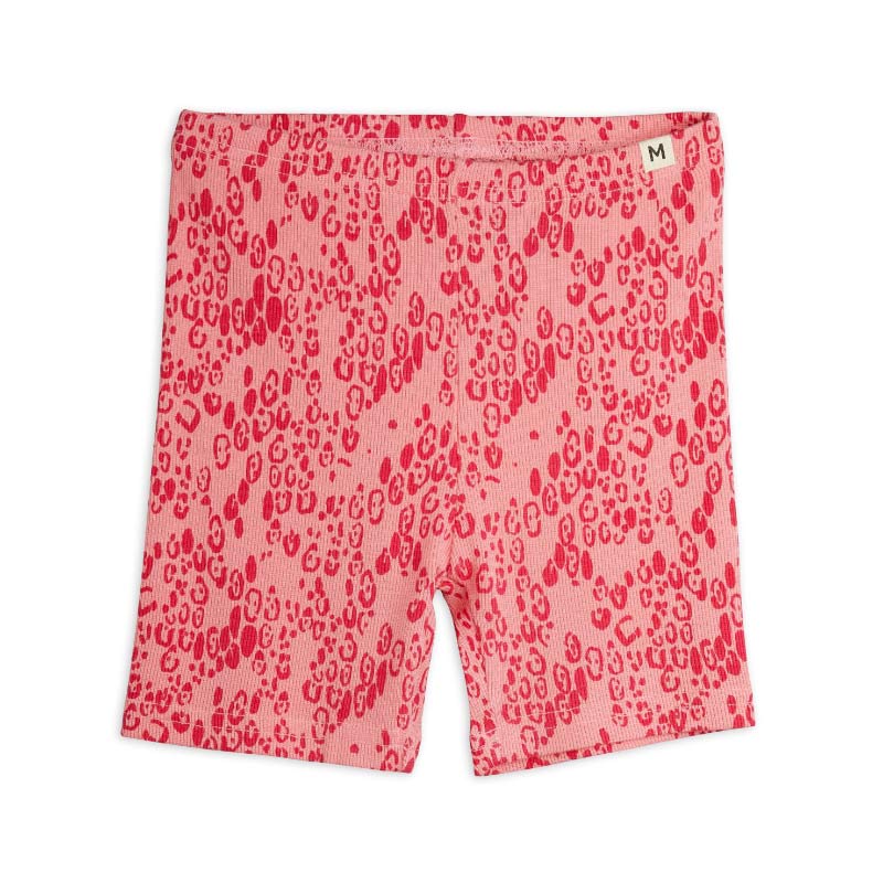 Mini Rodini - Mini Leopard bike shorts - Pink | Scout & Co