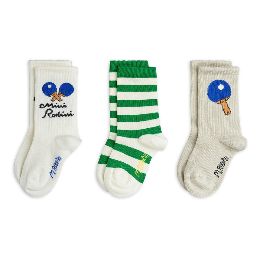 Mini Rodini - Table Tennis socks - 3 pairs | Scout & Co