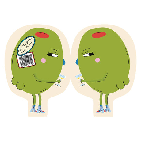 Eat The Moon - Hey Olive! die cut card | Scout & Co