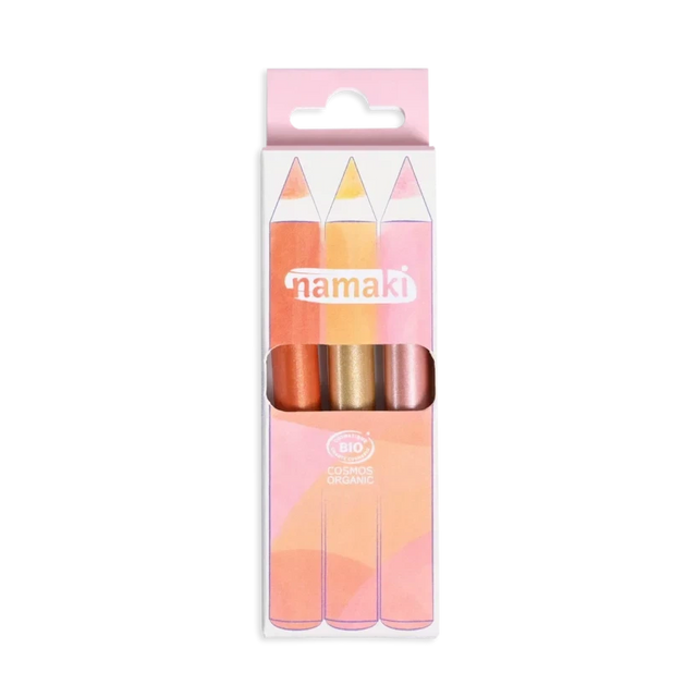 Namaki - Organic glitter make-up pencils for kids - Sunshine | Scout & Co